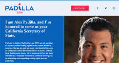 Desktop Screenshot of alex-padilla.com